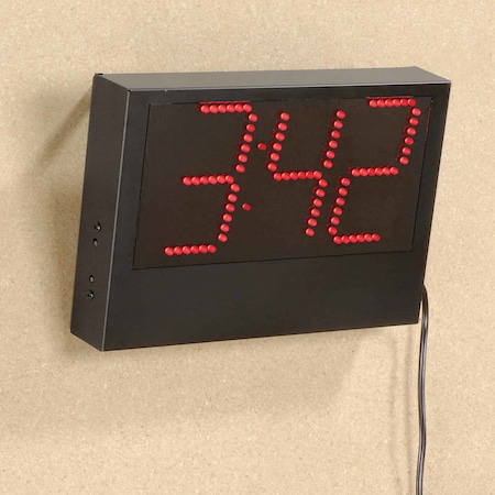 Global Industrial Digital Wall Clock, 6'L Cord 651307